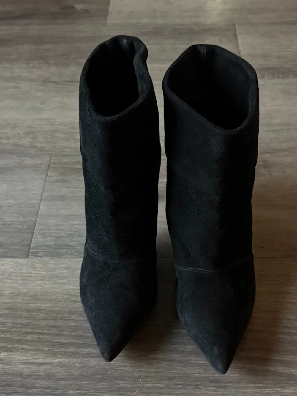 Saint Laurent | Suede Ankle Boots | Size 37.5 - Picture 2 of 7